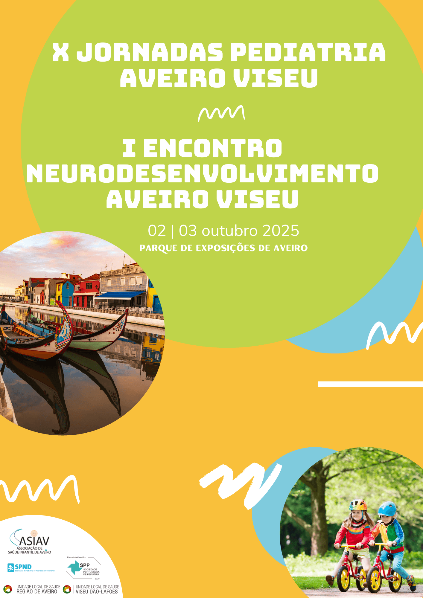 Cartaz das Jornadas de Pediatria 2025