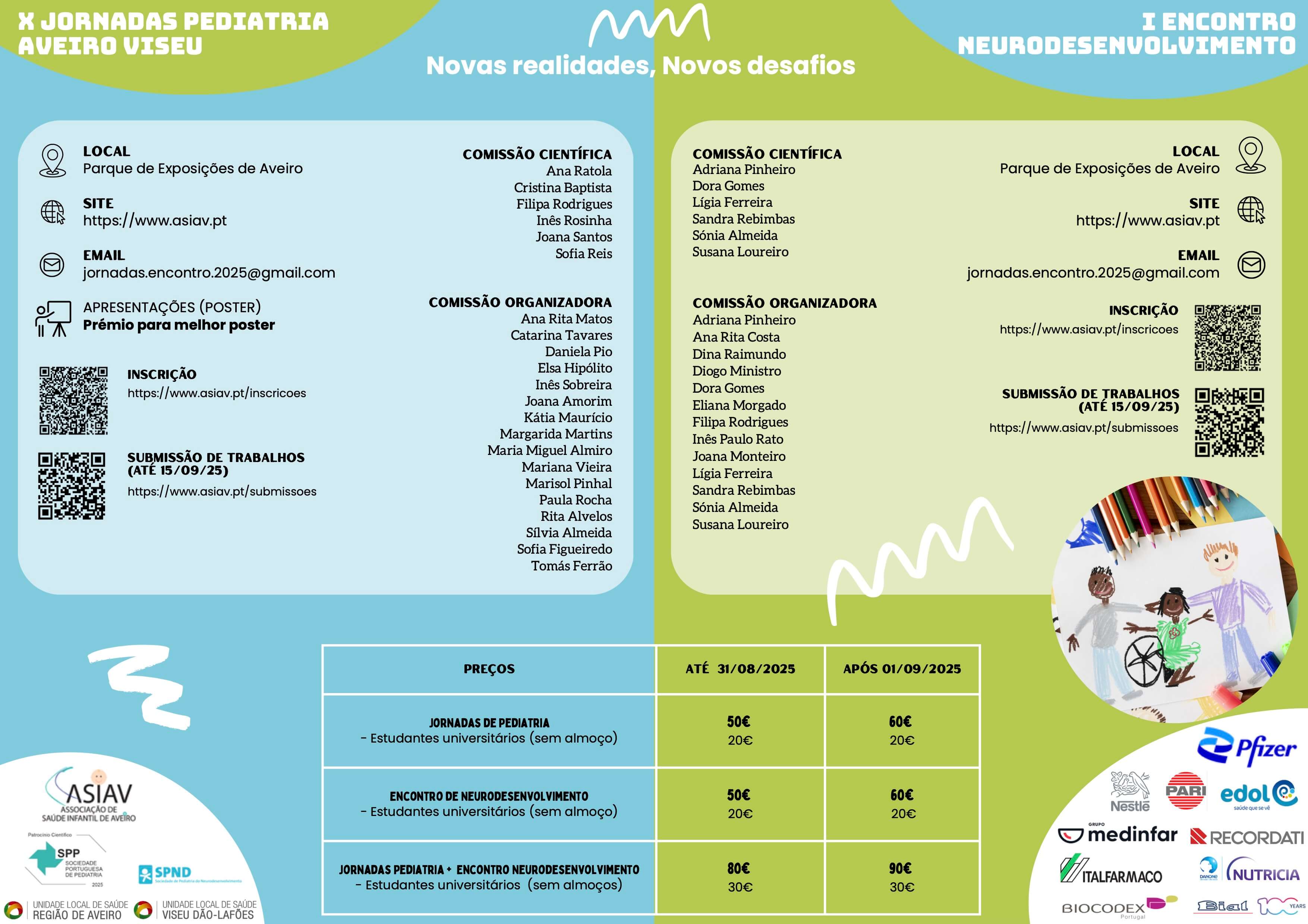 Programa das Jornadas de Pediatria 2025